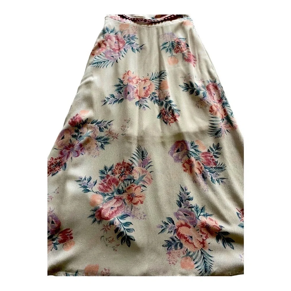 ART CLASS-GIRLS FLORAL MAXI DRESS-SIZE XS 4/5